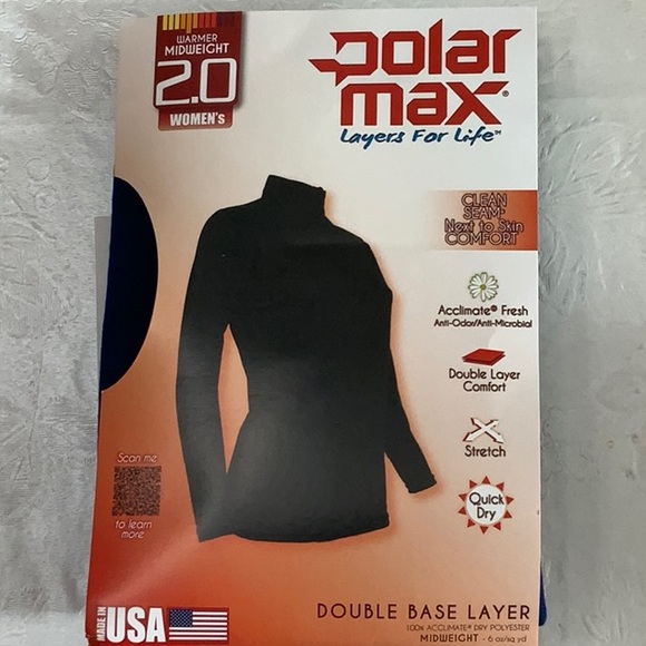 PolarMax BASELAYER 2.0 MIDWEIGHT DOUBLE - Blue Depth - Picture 9 of 13